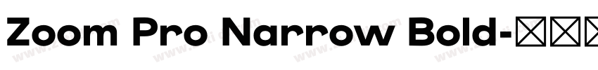 Zoom Pro Narrow Bold字体转换 Zoom Pro Narrow Bold字体转换